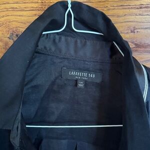 Lafayette 148 New York Black Women's Blouse